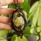 Sydney • Labradorite macrame necklace