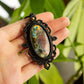 Laura • Purple Labradorite macrame necklace