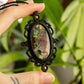 Laura • Purple Labradorite macrame necklace