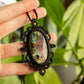 Laura • Purple Labradorite macrame necklace