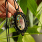 Laura • Purple Labradorite macrame necklace