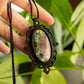 Laura • Purple Labradorite macrame necklace