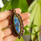 Linda • Labradorite macrame necklace