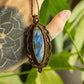 Linda • Labradorite macrame necklace