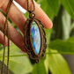 Linda • Labradorite macrame necklace