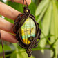 Athena • Labradorite macrame necklace