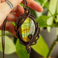 Athena • Labradorite macrame necklace