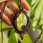 Athena • Labradorite macrame necklace