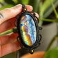 Iris • Labradorite macrame necklace