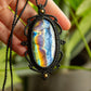 Iris • Labradorite macrame necklace