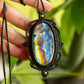 Iris • Labradorite macrame necklace