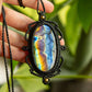 Iris • Labradorite macrame necklace