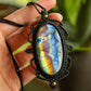 Iris • Labradorite macrame necklace
