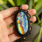 Iris • Labradorite macrame necklace