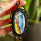 Iris • Labradorite macrame necklace