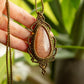 Idalia • Sunstone x Moonstone macrame necklace