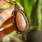 Idalia • Sunstone x Moonstone macrame necklace