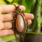 Idalia • Sunstone x Moonstone macrame necklace