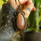 Idalia • Sunstone x Moonstone macrame necklace