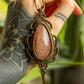 Idalia • Sunstone x Moonstone macrame necklace