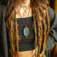 Manila • Labradorite macrame necklace