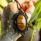 Cadiz • Tigers Eye macrame necklace