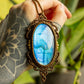 Manila • Labradorite macrame necklace