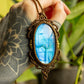 Manila • Labradorite macrame necklace