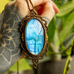 Manila • Labradorite macrame necklace
