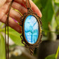 Manila • Labradorite macrame necklace