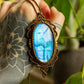 Manila • Labradorite macrame necklace