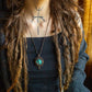Orotina • Azurite macrame necklace