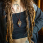 Heredia • Labradorite macrame necklace