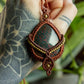 Atenas • Bloodstone macrame necklace