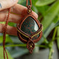 Atenas • Bloodstone macrame necklace