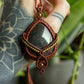 Atenas • Bloodstone macrame necklace