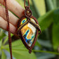 Heredia • Labradorite macrame necklace