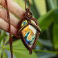 Heredia • Labradorite macrame necklace