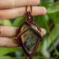 Heredia • Labradorite macrame necklace