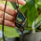 Liberia • Moss Agate macrame necklace