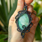 Ariadna • Amazonite macrame necklace