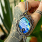 Thalia • Labradorite macrame necklace