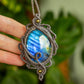 Thalia • Labradorite macrame necklace