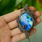 Thalia • Labradorite macrame necklace