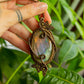 Kamelia • Purple Labradorite macrame necklace