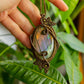 Kamelia • Purple Labradorite macrame necklace