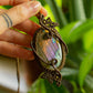 Kamelia • Purple Labradorite macrame necklace