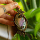 Kamelia • Purple Labradorite macrame necklace