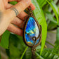 Alana • Labradorite macrame necklace