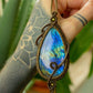 Alana • Labradorite macrame necklace